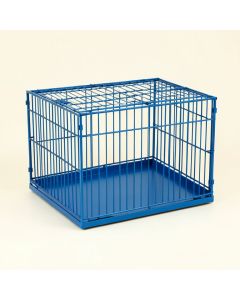 Aspen Falls Empty Furniture-Style Pet Crate - Blue (synthetic illustration; no displayed measurements)