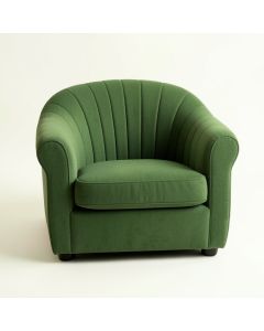 Birch Bridge Upholstered Armchair - Green (synthetic illustration; no displayed measurements)