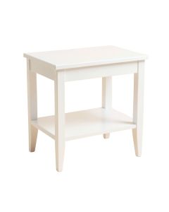 Elm Canyon Side Table - White (synthetic illustration; no displayed measurements)