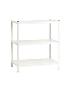 Summit Branch Empty Seed-Starting Shelving Unit Without Lights - White (synthetic illustration; no displayed measurements)