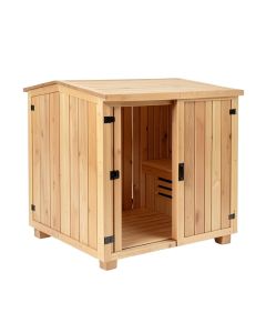 Watoga 2-4 Person Traditional Cedar Steam Sauna In Cedar