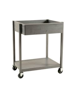 Olive Canyon Empty Rolling Workshop Cart - Gray (synthetic illustration; no displayed measurements)