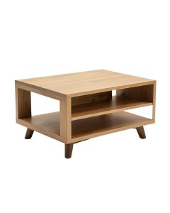 Vendoma Solid Wood Coffee Table With Storage (synthetic illustration; no displayed measurements)