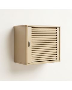 Stone Canyon Wall-Mounted Entry Cabinet - Beige (synthetic illustration; no displayed measurements)