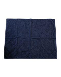 Flint Dell Bath Mat - Navy (synthetic illustration; no displayed measurements)