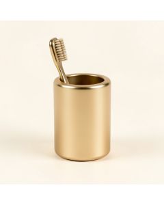 Irie Champagne Gold Toothbrush Holder (synthetic illustration; no displayed measurements)