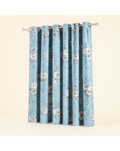 100 % Cotton Floral Thermal Grommet Curtains Panels (synthetic illustration; no displayed measurements)