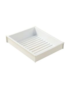 Rowan Falls Empty Under-Desk Cable Tray - White