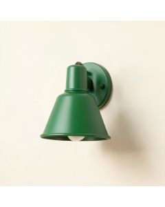 Harbor Branch Wall Sconce Mounted On A Plain Wall - Green (synthetic illustration; no displayed measurements)