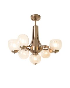 Grampian 9 - Light Shaded Tiered Chandelier