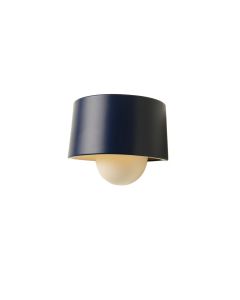 Brook Bridge Wall Sconce Mounted On A Plain Wall - Navy (synthetic illustration; no displayed measurements)