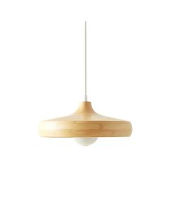 Field Crossing Pendant Light Suspended From One Plain Cable - Ivory