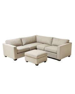 Jarod 116 '' Wide Left Hand Facing Modular Corner Sectional With Ottoman