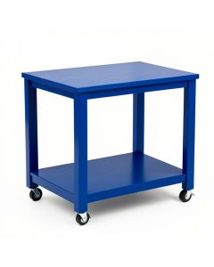 Slate Bend Empty Rolling Workshop Cart - Blue (synthetic illustration; no displayed measurements)