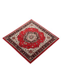 Collingwood Power Loom Red/Black/White Rug