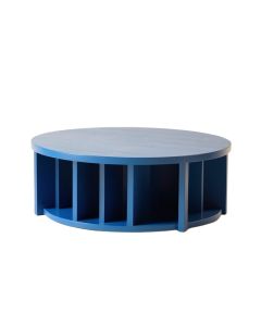 Maple Dell Shoe Storage Bench - Blue