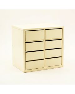 Spruce Bluff Small-Parts Storage Drawer Cabinet - Cream (synthetic illustration; no displayed measurements)