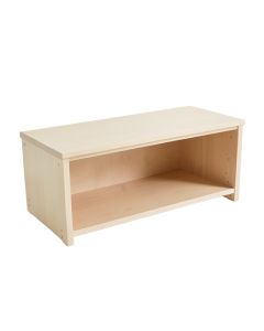 Slate Crest Shoe Storage Bench - Ivory (synthetic illustration; no displayed measurements)