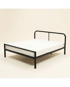 Charlie-Jamie 40 '' Steel Bed Frame (synthetic illustration; no displayed measurements)