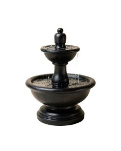 Resin Rainfall Fountain With Light