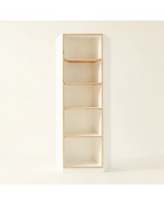 Lake Edge Narrow Cubby Tower - White (synthetic illustration; no displayed measurements)