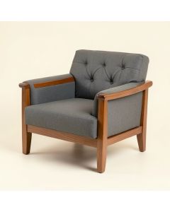 Aayusha 31 '' Wide Tufted Polyester Armchair (synthetic illustration; no displayed measurements)