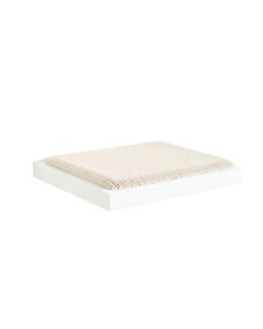 Moss Dell Wall-Mounted Cat Perch - White (synthetic illustration; no displayed measurements)