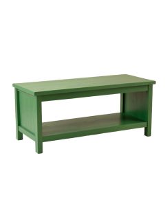 Heath Crest Indoor Bench - Green (synthetic illustration; no displayed measurements)