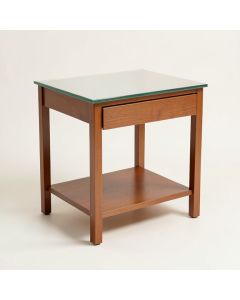 Wortham Glass Top End Table Set With Storage (synthetic illustration; no displayed measurements)