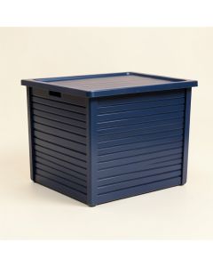 Rowan Arc Closed Outdoor Storage Box - Navy (synthetic illustration; no displayed measurements)