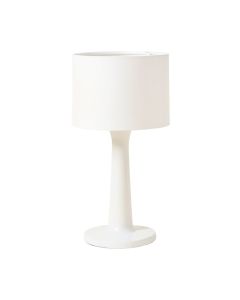 Bifrost 21 '' White Bedside Table Lamp (synthetic illustration; no displayed measurements)