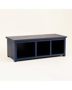 Clay Dell Shoe Storage Bench - Navy (synthetic illustration; no displayed measurements)