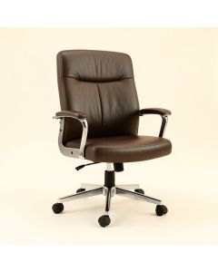 Isabel Ergonomic Faux Leather Task Chair (synthetic illustration; no displayed measurements)
