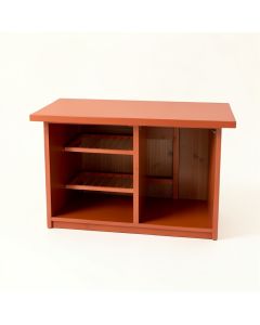 Holly Arc Empty Countertop Canister Rack - Terracotta (synthetic illustration; no displayed measurements)