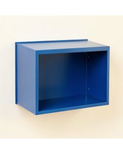 Moss Branch Wall-Mounted Shelf - Blue (synthetic illustration; no displayed measurements)