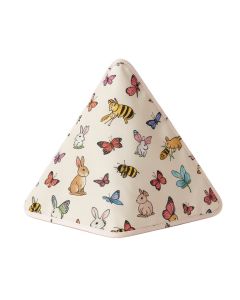 East Urban Home Bee Grateful Girl With Beehive Potholder