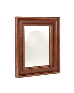 Mahogany Beveled Distressed Accent Mirror