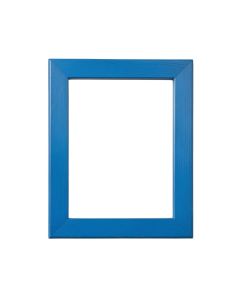 Elm Bend Framed Wall Mirror - Blue