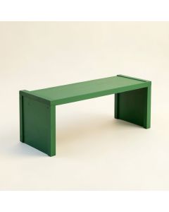Wren Branch Narrow Outdoor Storage Bench - Green (synthetic illustration; no displayed measurements)