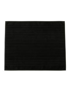 Maple Falls Bath Mat - Black (synthetic illustration; no displayed measurements)