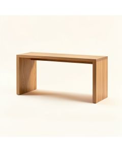 24 '' Solid Wood Console Table (synthetic illustration; no displayed measurements)