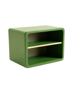 Elm Arc Low Toy Storage Unit - Green