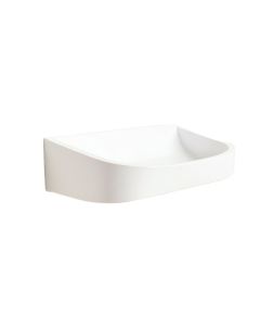 Stone Canyon Wall-Mounted Cat Perch - White (synthetic illustration; no displayed measurements)