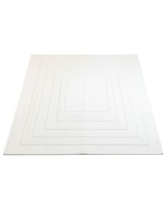 Hill Branch Rectangular Outdoor Rug - White (synthetic illustration; no displayed measurements)