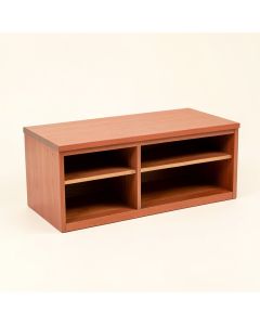 Oak Branch Shoe Storage Bench - Terracotta (synthetic illustration; no displayed measurements)