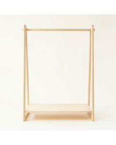 Fern Canyon Empty Garment Rack - Ivory (synthetic illustration; no displayed measurements)