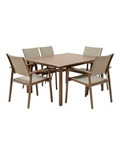 Engelbertus Outdoor 5 Piece Dining Set