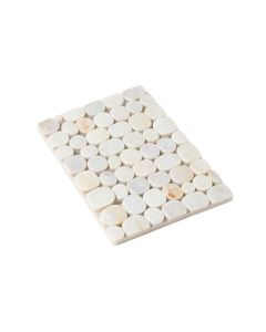 Mother Of Pearl 1 '' X 1 '' Seashell Grid Mosaic Tile