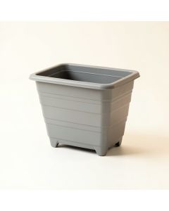 Holly Crest Empty Raised Planter - Gray (synthetic illustration; no displayed measurements)
