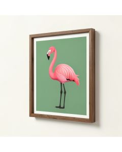 Flamingo Best By Slava Fokk - Graphic Art Print (synthetic illustration; no displayed measurements)